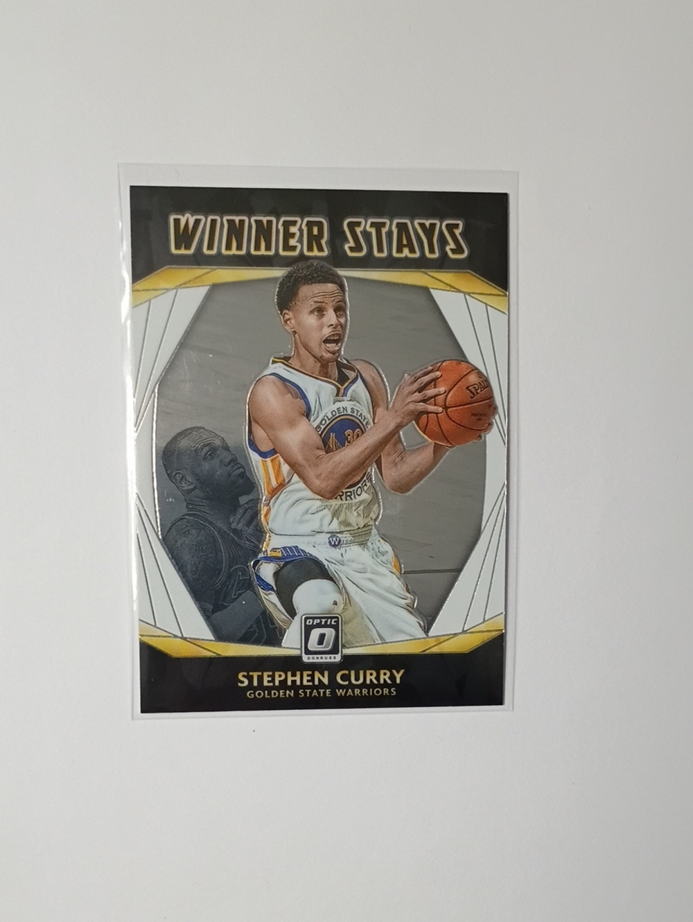 Panini Basketball Wall Art - White/Gold/Black